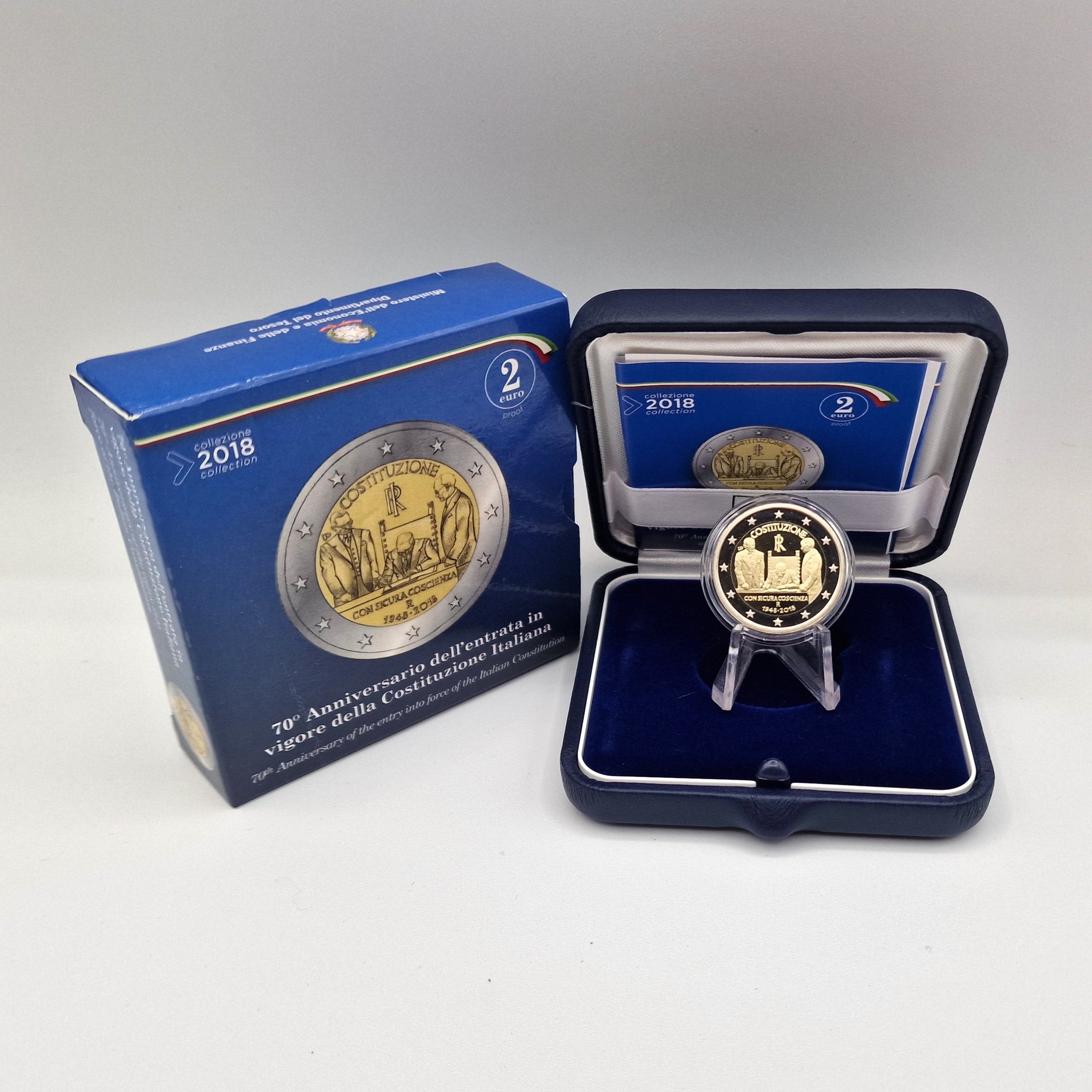 2018 Italian Constitution €2 - Italy Proof